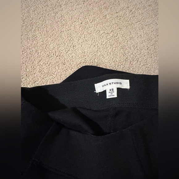 Max Studio Easy Leg Black Trousers - Picture 3 of 7